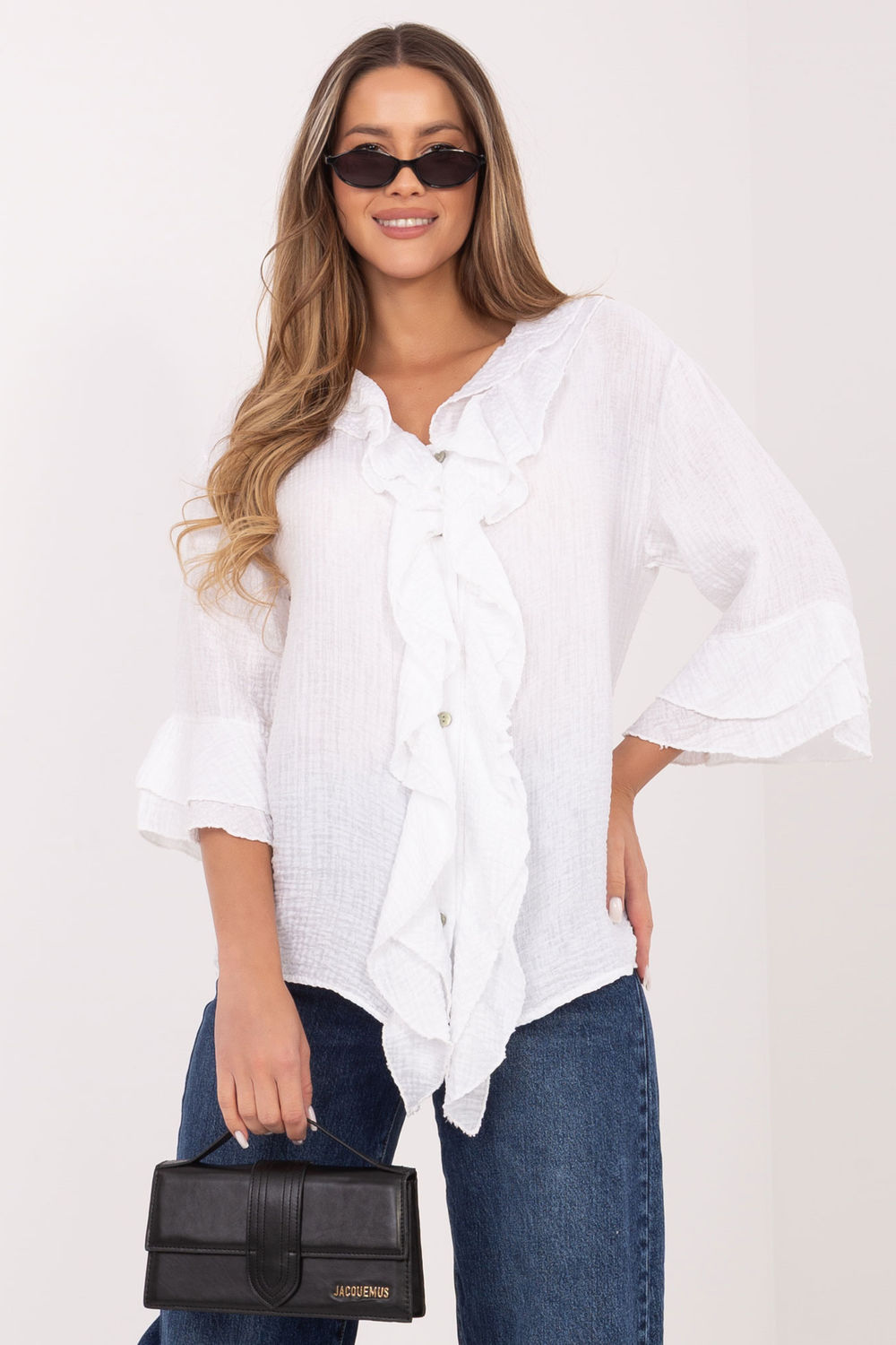 Overhemd met lange mouwen model 226240 Italy Moda