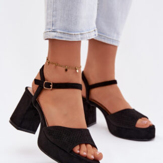 sandalen op hak model 226333 Step in style