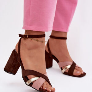 sandalen op hak model 226335 Step in style