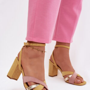sandalen op hak model 226336 Step in style