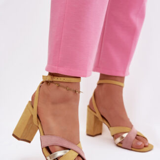 sandalen op hak model 226336 Step in style