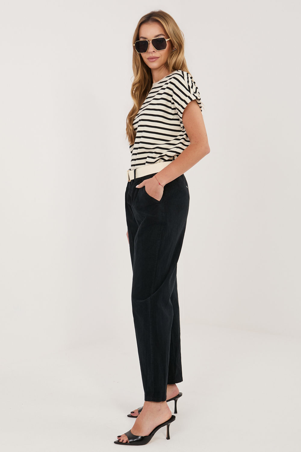 corduroy broek model 226456 Italy Moda - Afbeelding 2
