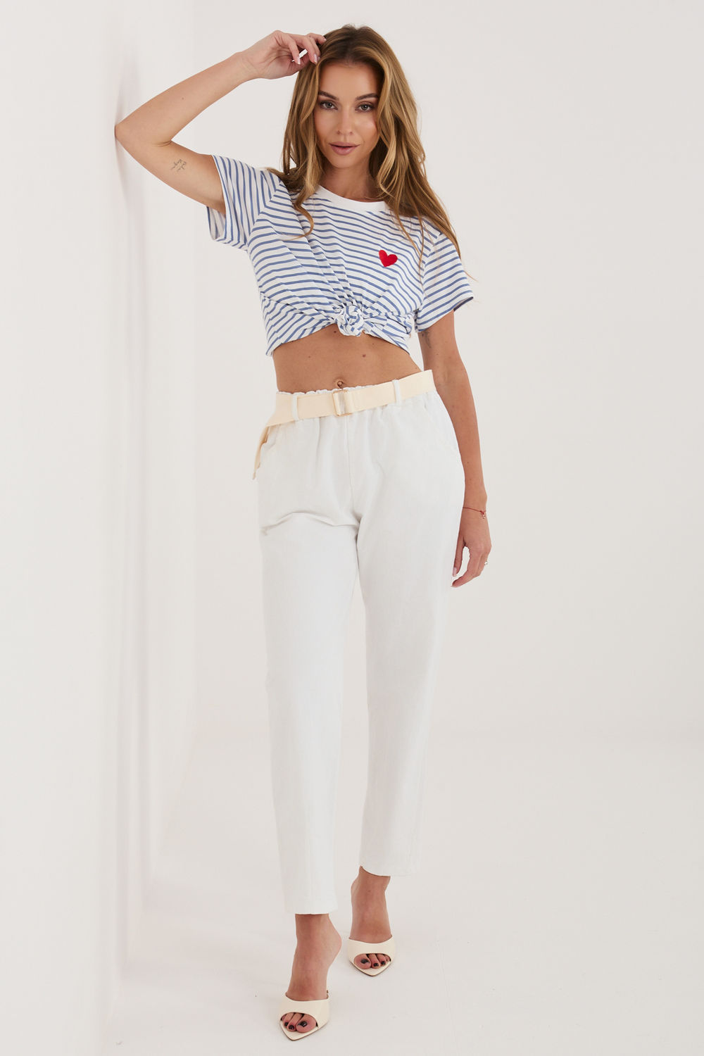 corduroy broek model 226457 Italy Moda - Afbeelding 2