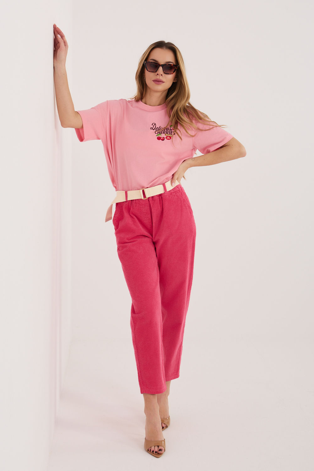 corduroy broek model 226483 Italy Moda