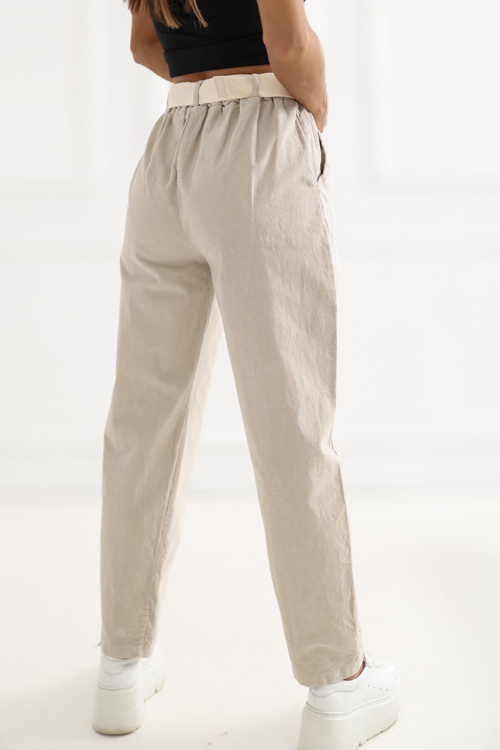 corduroy broek model 226459 Italy Moda - Afbeelding 3