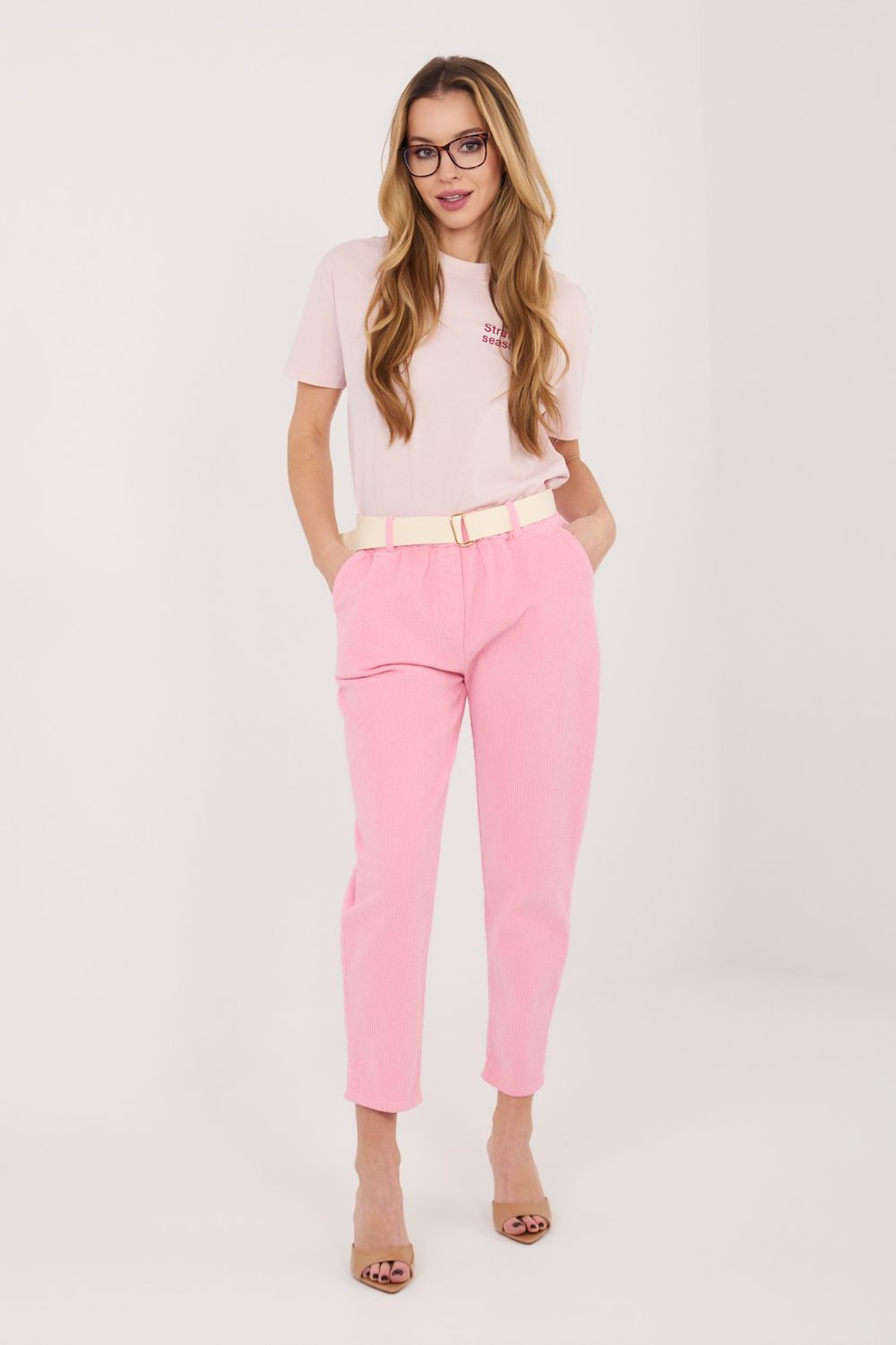 corduroy broek model 226480 Italy Moda - Afbeelding 4
