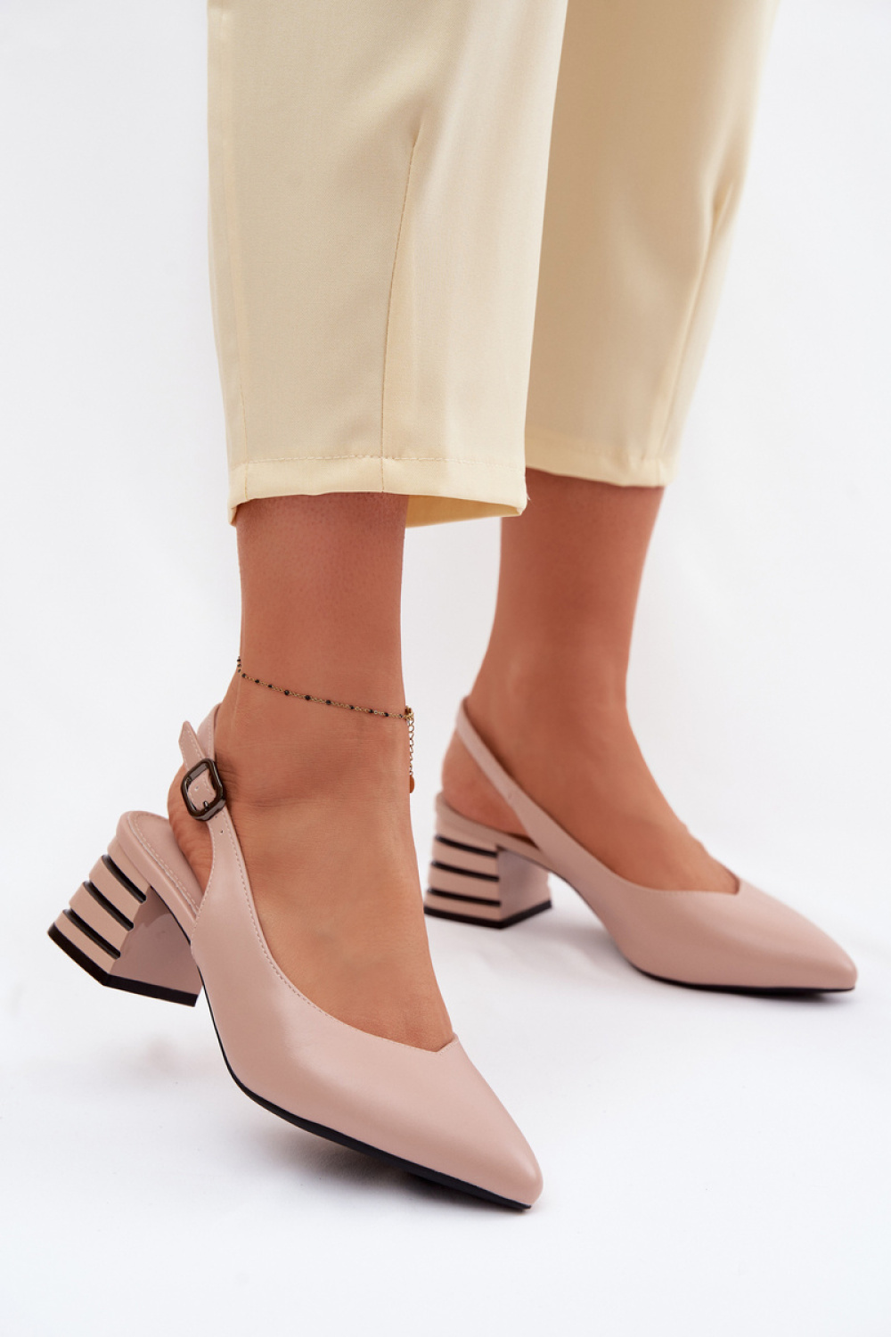 sandalen op hak model 226500 Step in style