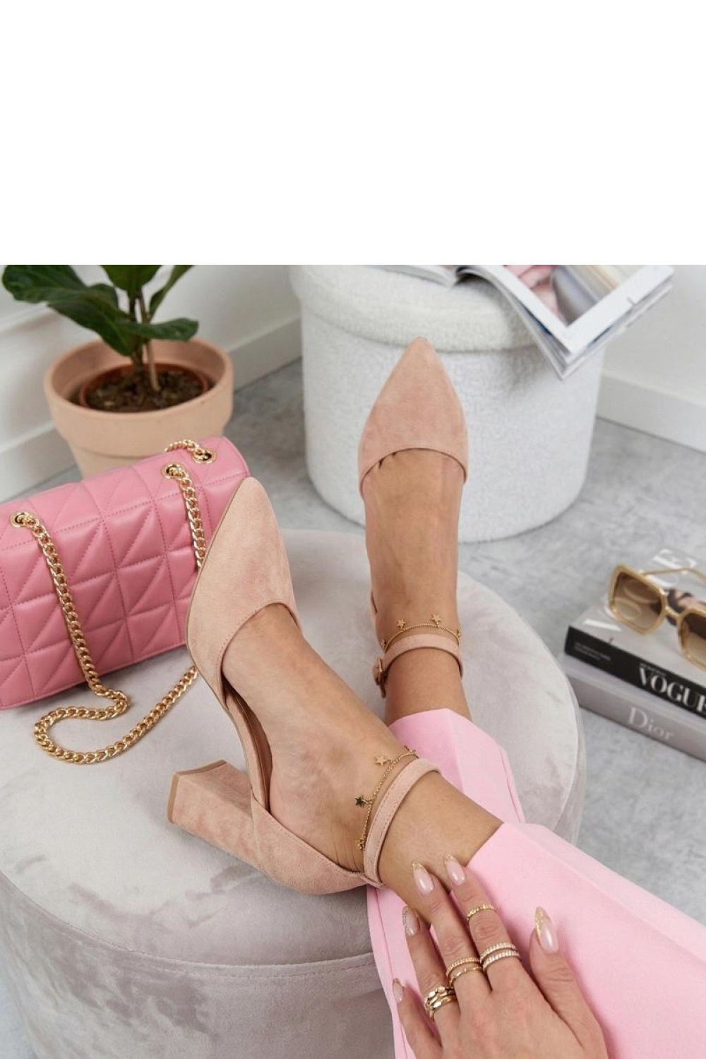 Pumps met dikke hak model 226564 Solea - Afbeelding 2