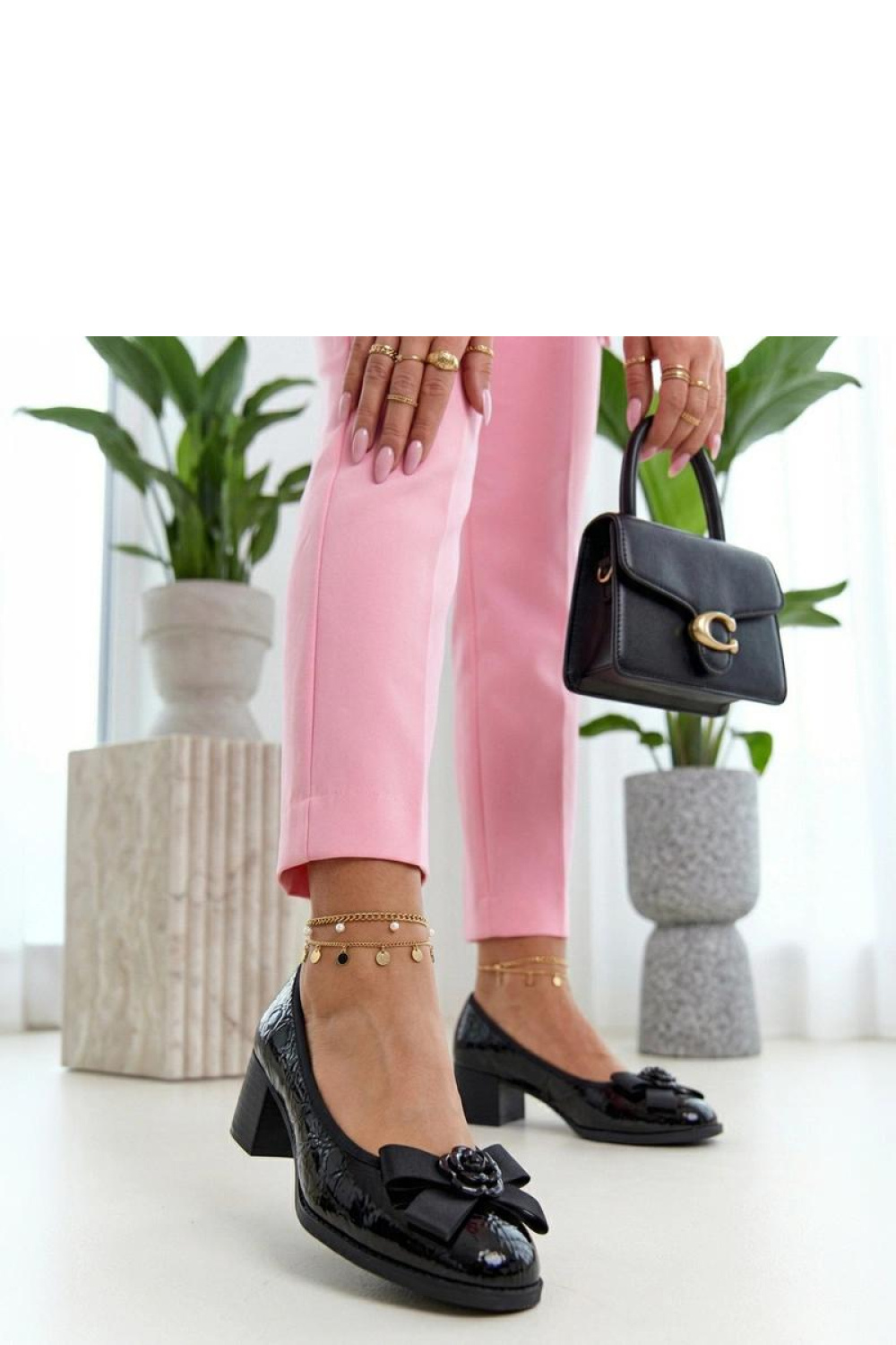 Pumps met dikke hak model 226583 Solea - Afbeelding 2