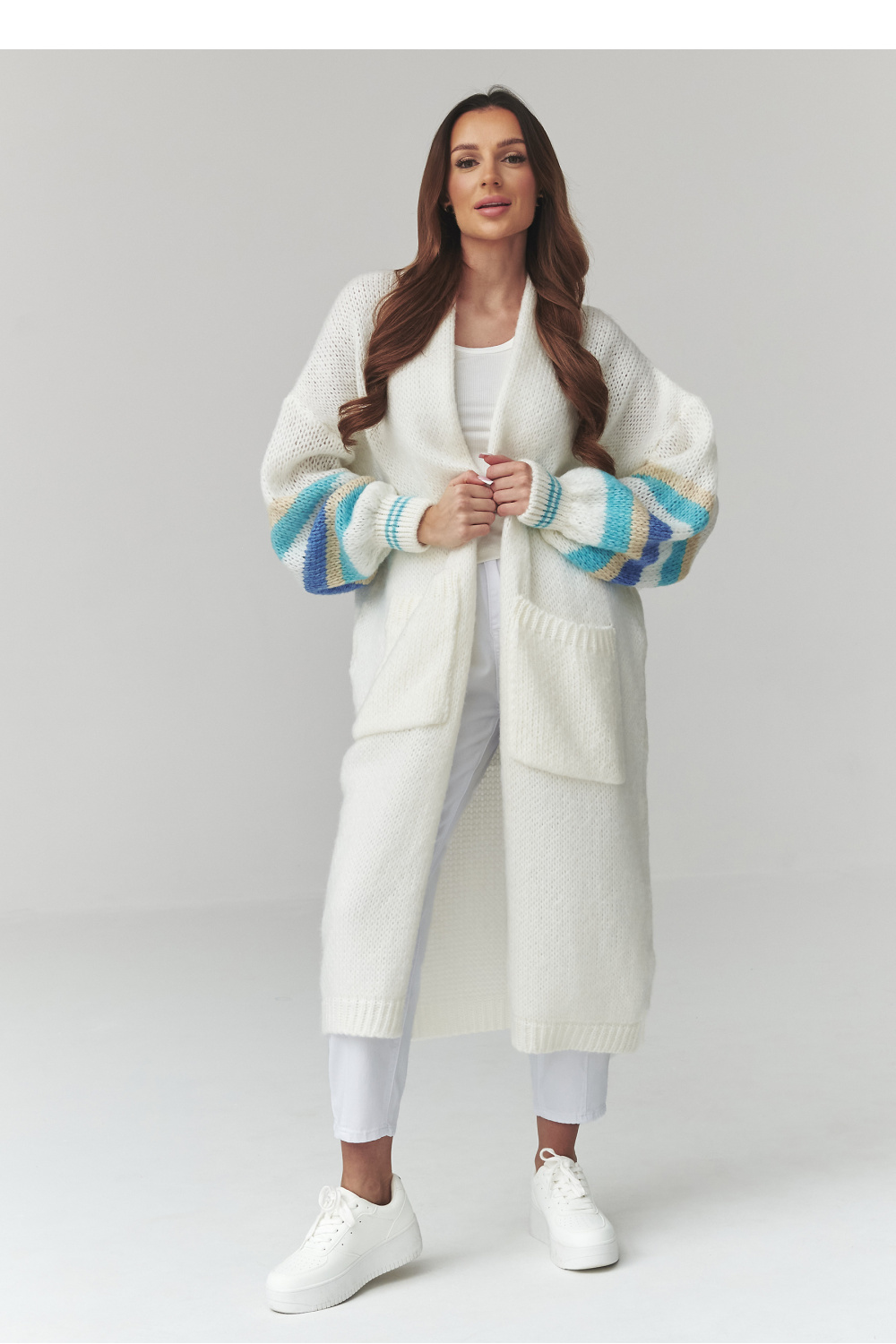 cardigan model 226866 Makadamia - Afbeelding 2