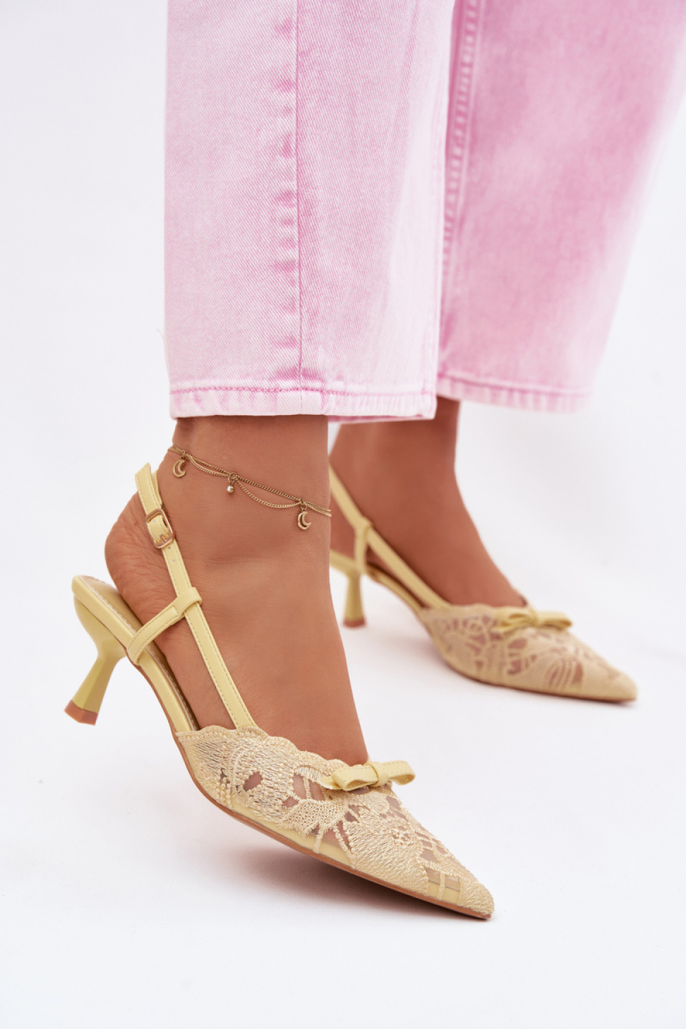 sandalen op hak model 226926 Step in style