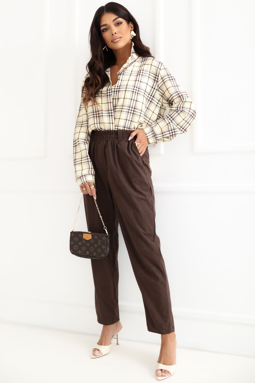 corduroy broek model 226966 Rue Paris - Afbeelding 3