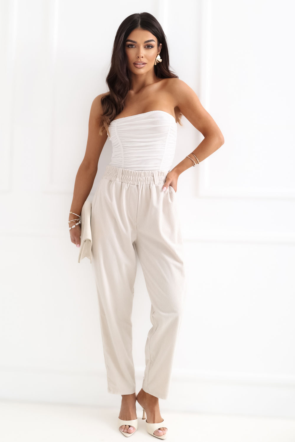 corduroy broek model 226967 Rue Paris - Afbeelding 4