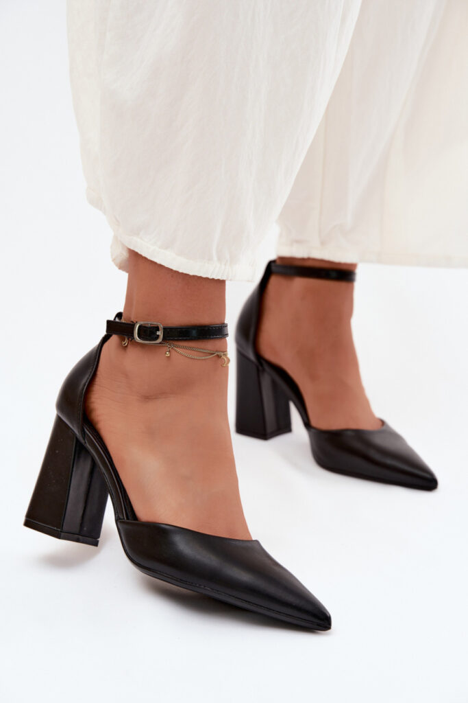 Pumps met dikke hak model 227163 Step in style