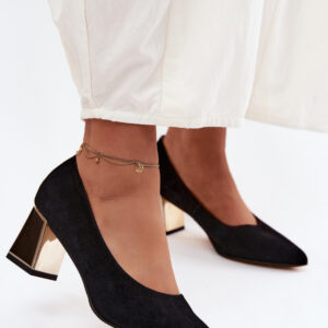 Pumps met dikke hak model 227168 Step in style