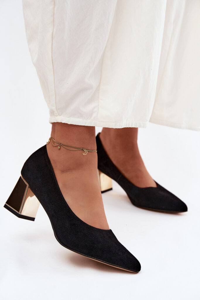 Pumps met dikke hak model 227168 Step in style