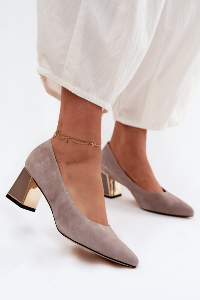 Pumps met dikke hak model 227169 Step in style
