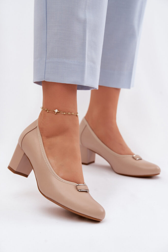 Pumps met dikke hak model 227173 Step in style