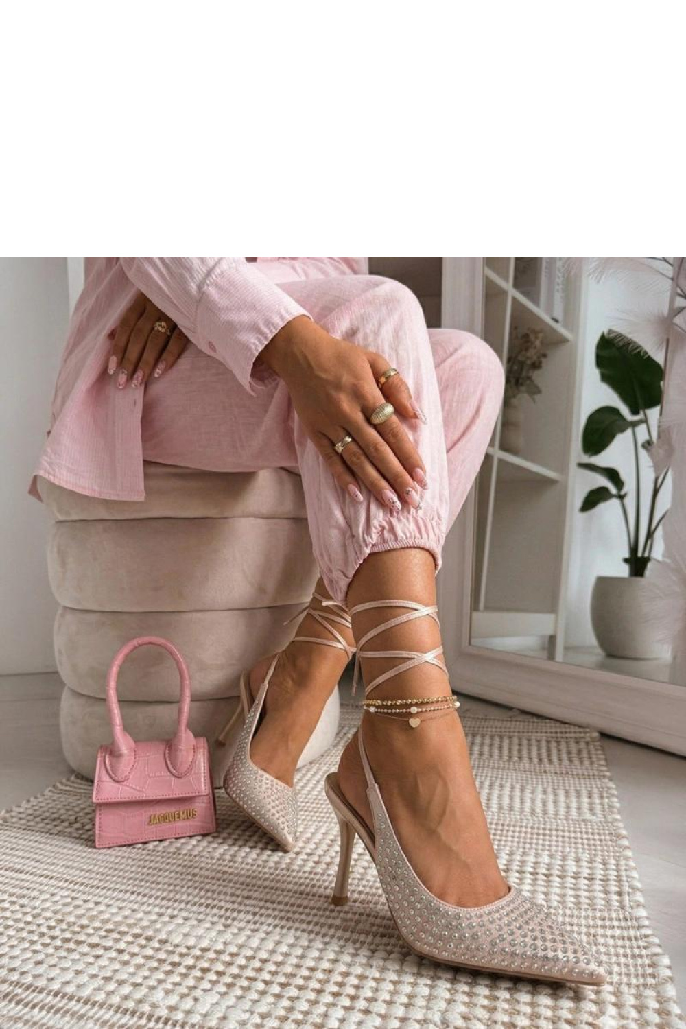 Gebonden hoge hakken schoenen model 227283 Solea