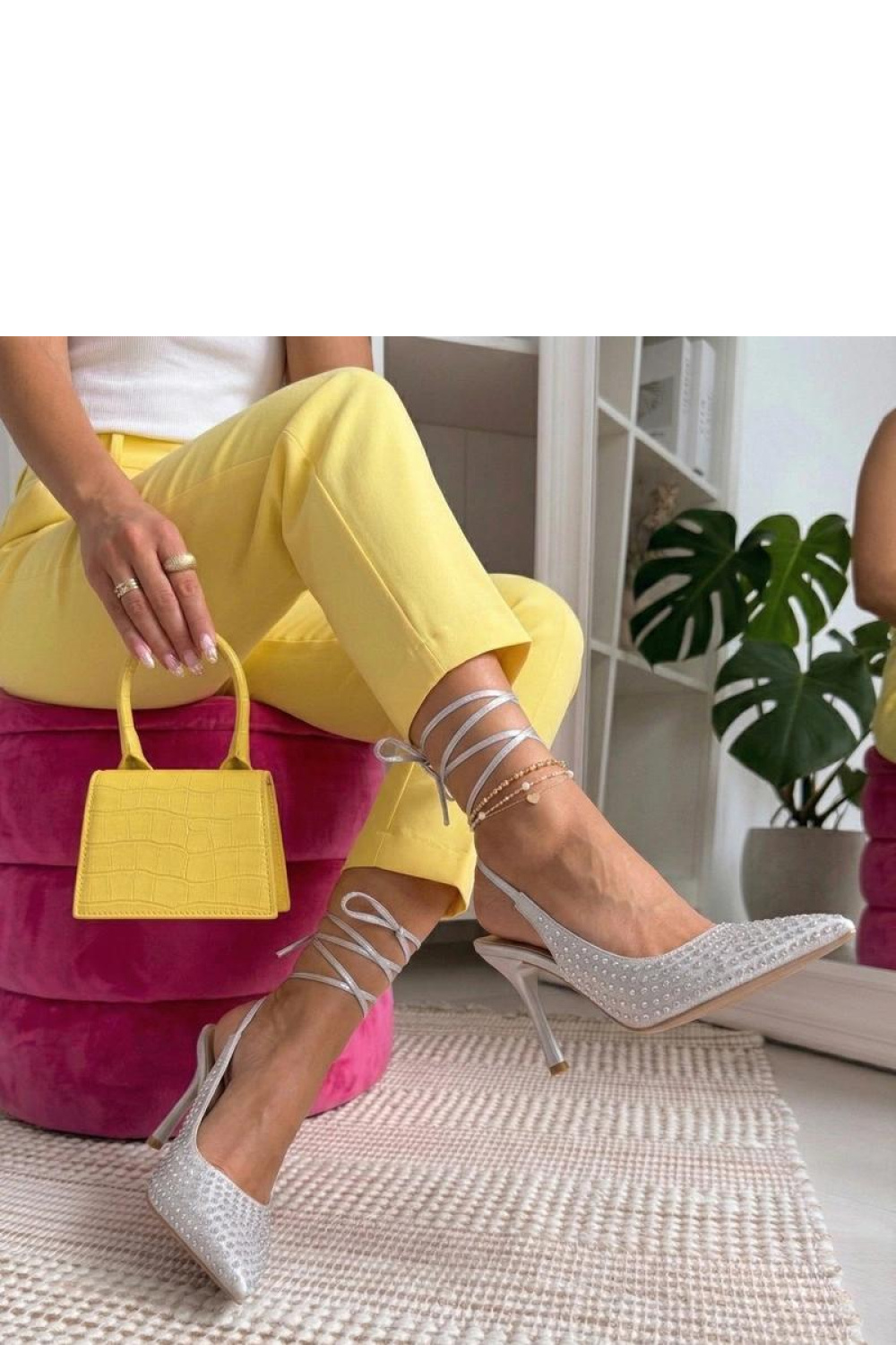 Gebonden hoge hakken schoenen model 227287 Solea - Afbeelding 3