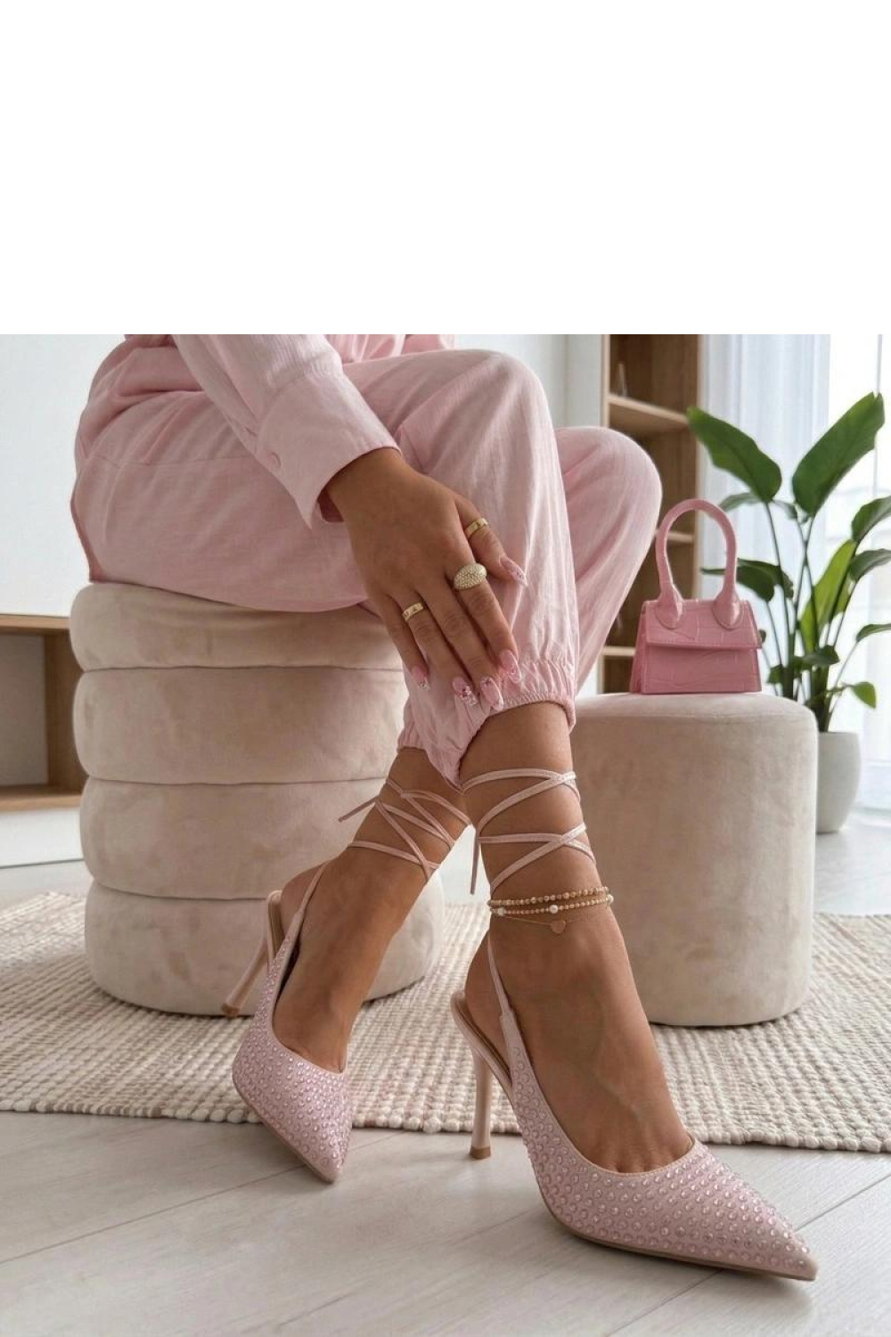 Gebonden hoge hakken schoenen model 227288 Solea