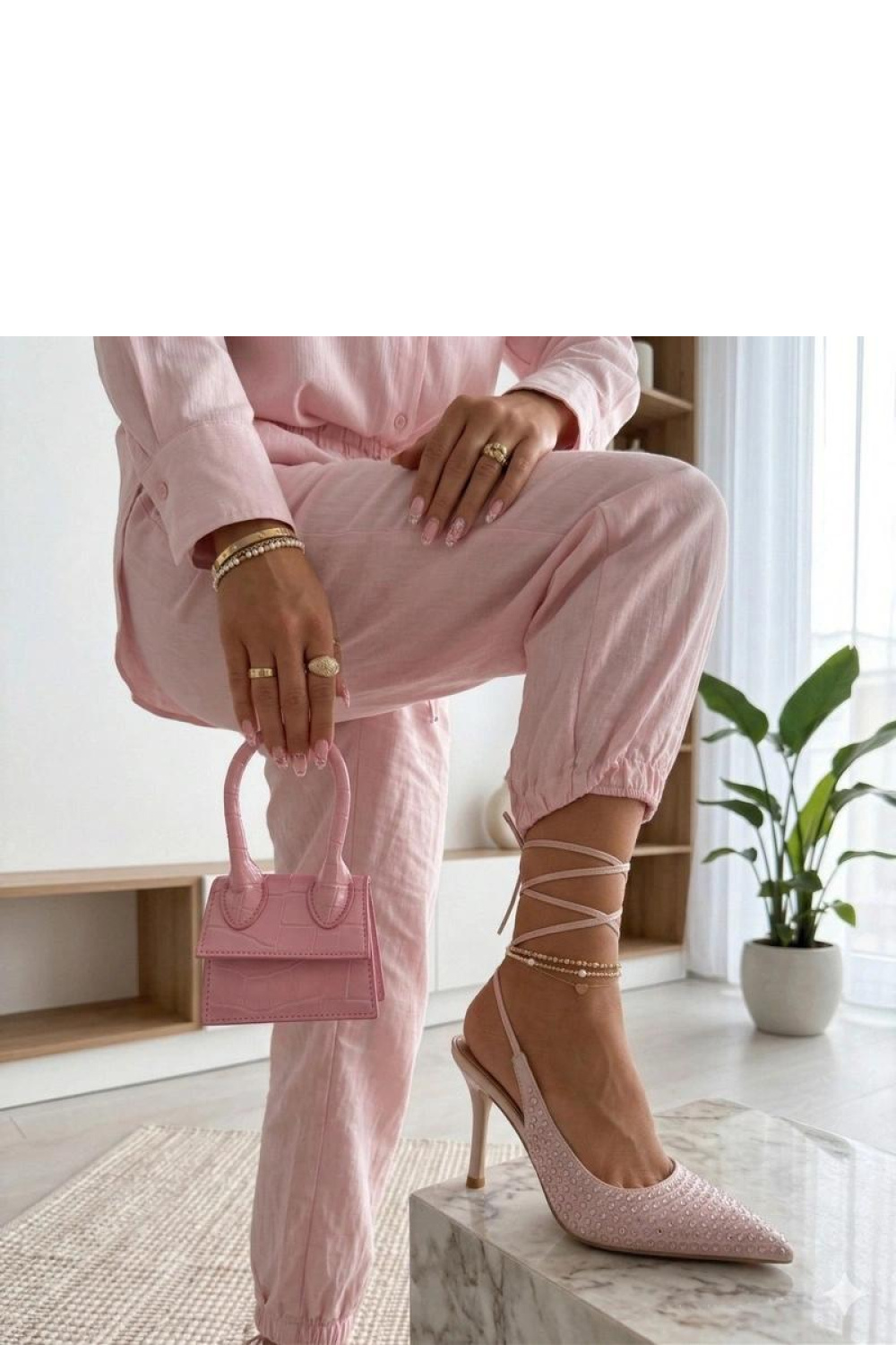 Gebonden hoge hakken schoenen model 227288 Solea - Afbeelding 2
