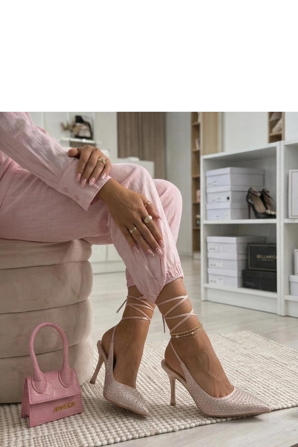 Gebonden hoge hakken schoenen model 227288 Solea - Afbeelding 3
