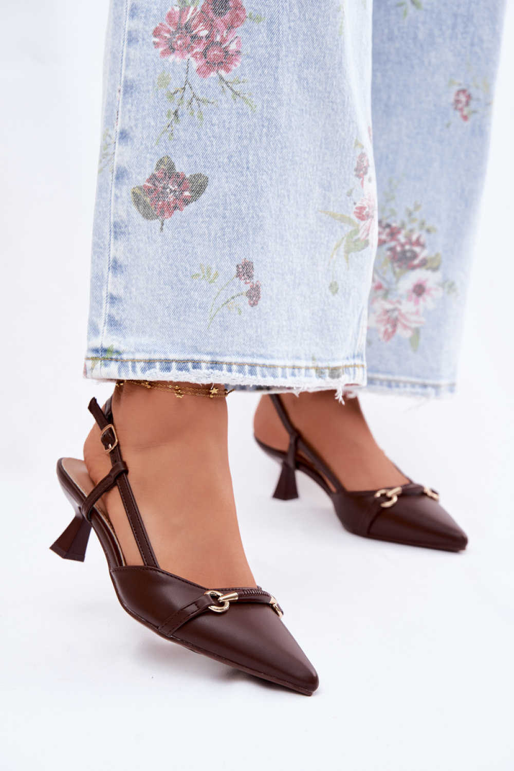 sandalen op hak model 227446 Step in style