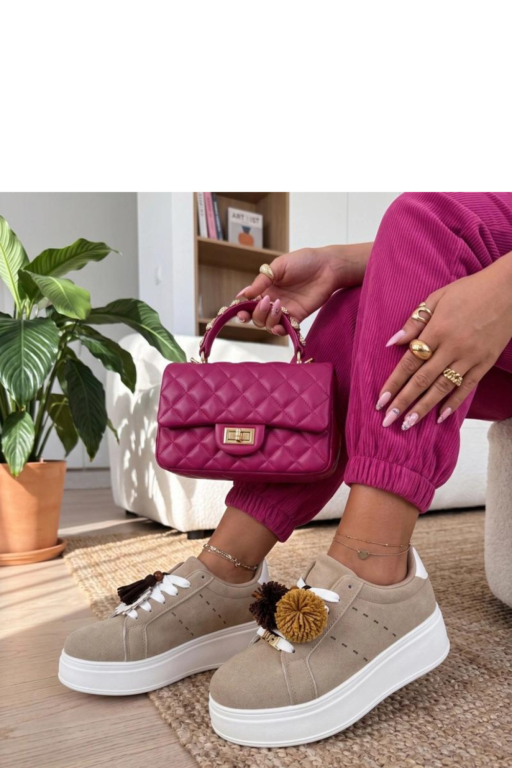 Sportchoenen op een platform model 227727 Solea