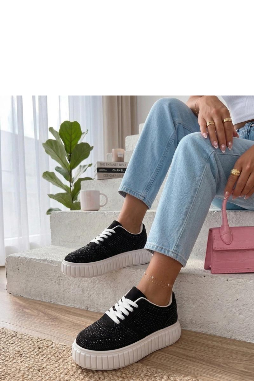 Sportchoenen op een platform model 227736 Solea