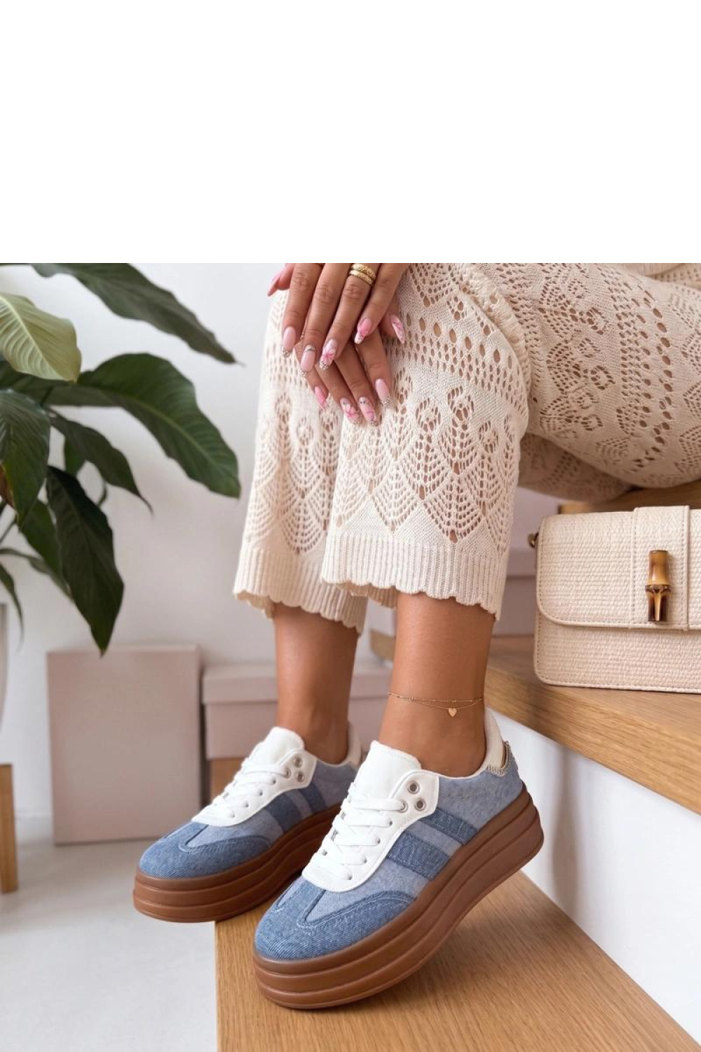 Sportchoenen op een platform model 227742 Solea - Afbeelding 3