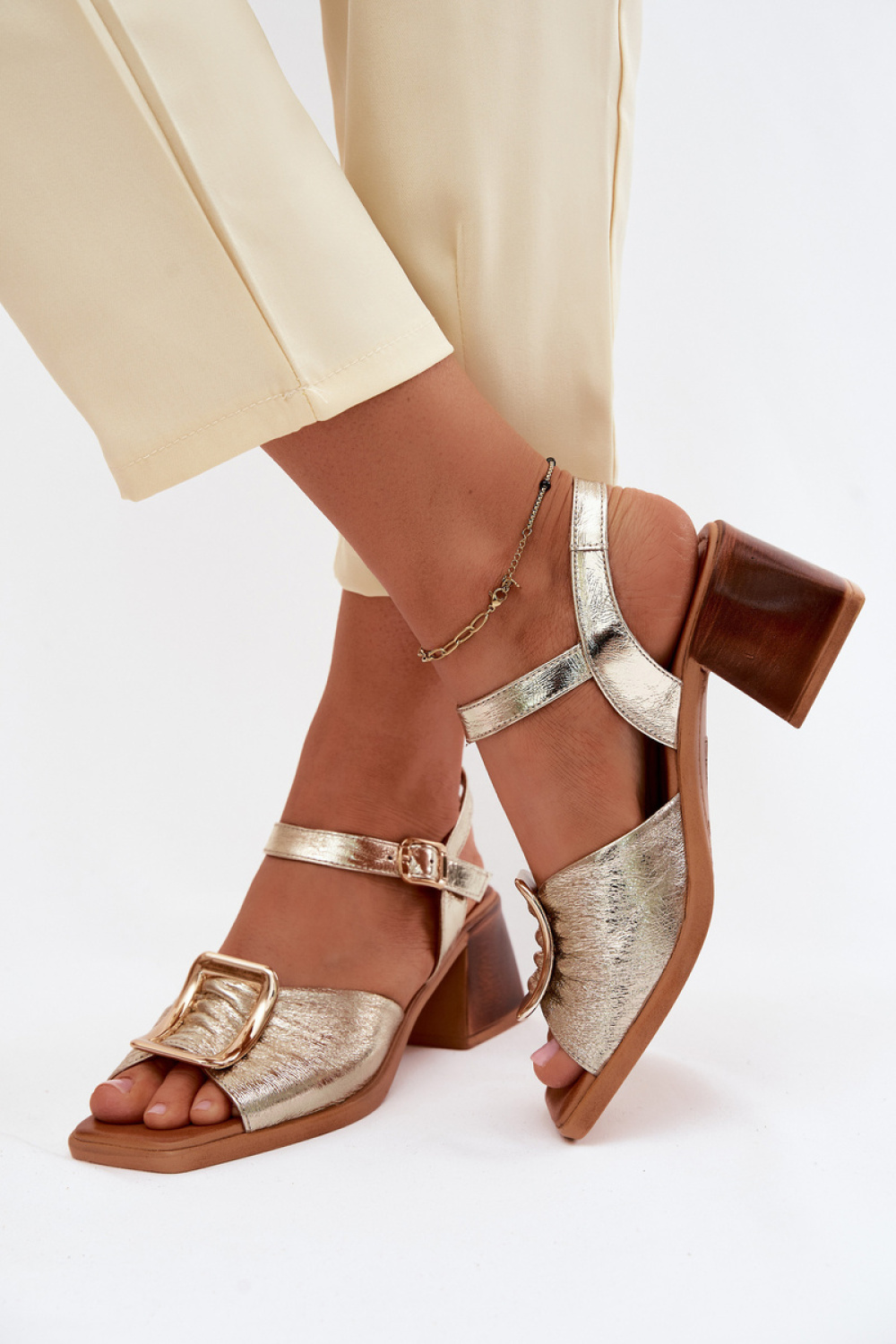 sandalen op hak model 227902 Step in style - Afbeelding 3