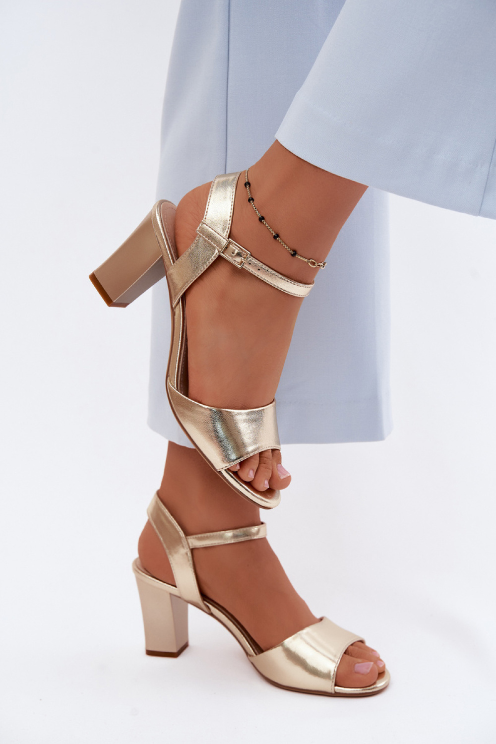 sandalen op hak model 228102 Step in style