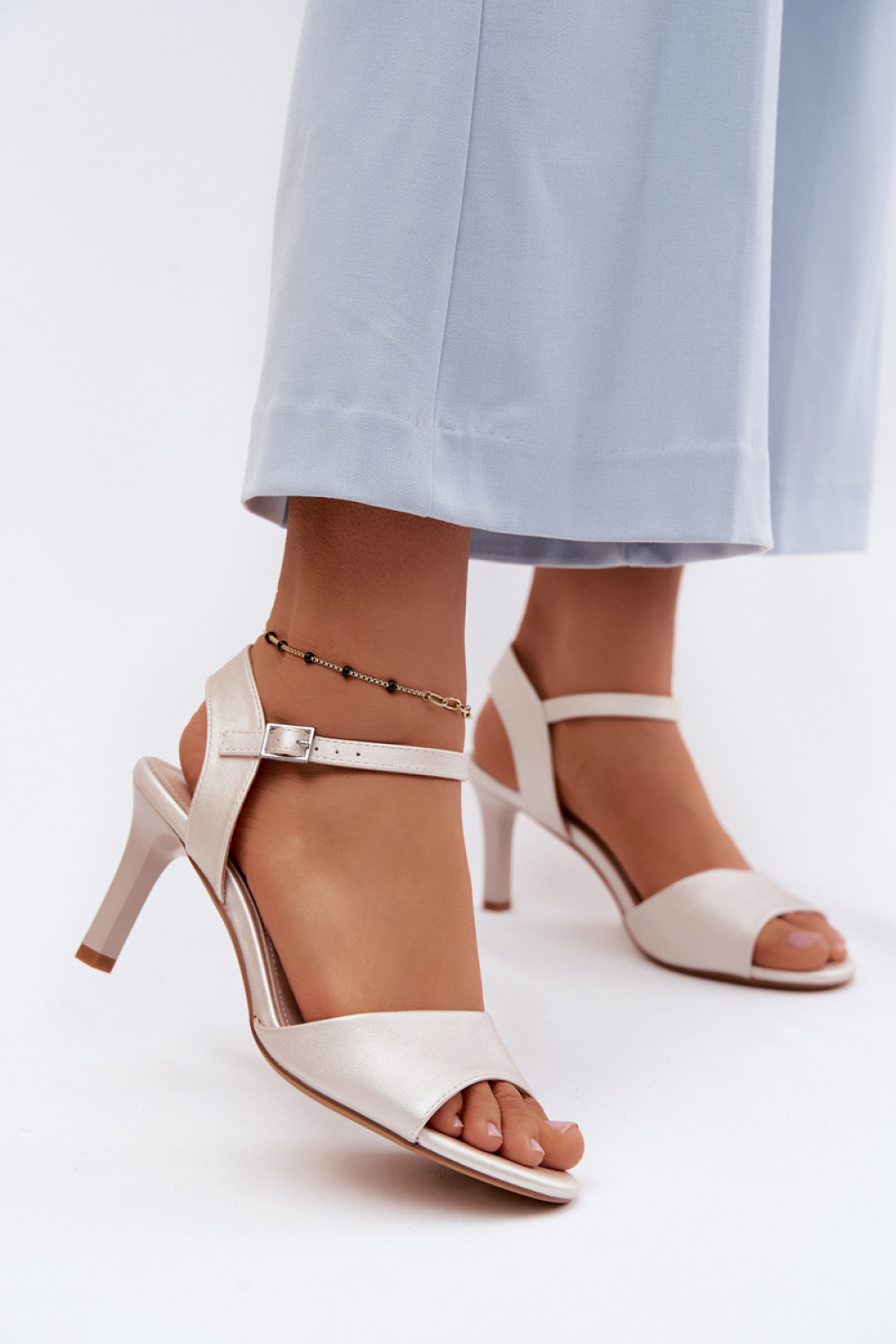 sandalen op hak model 228107 Step in style