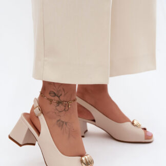 sandalen op hak model 228110 Step in style