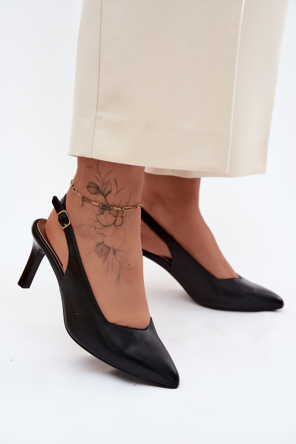 sandalen op hak model 228111 Step in style