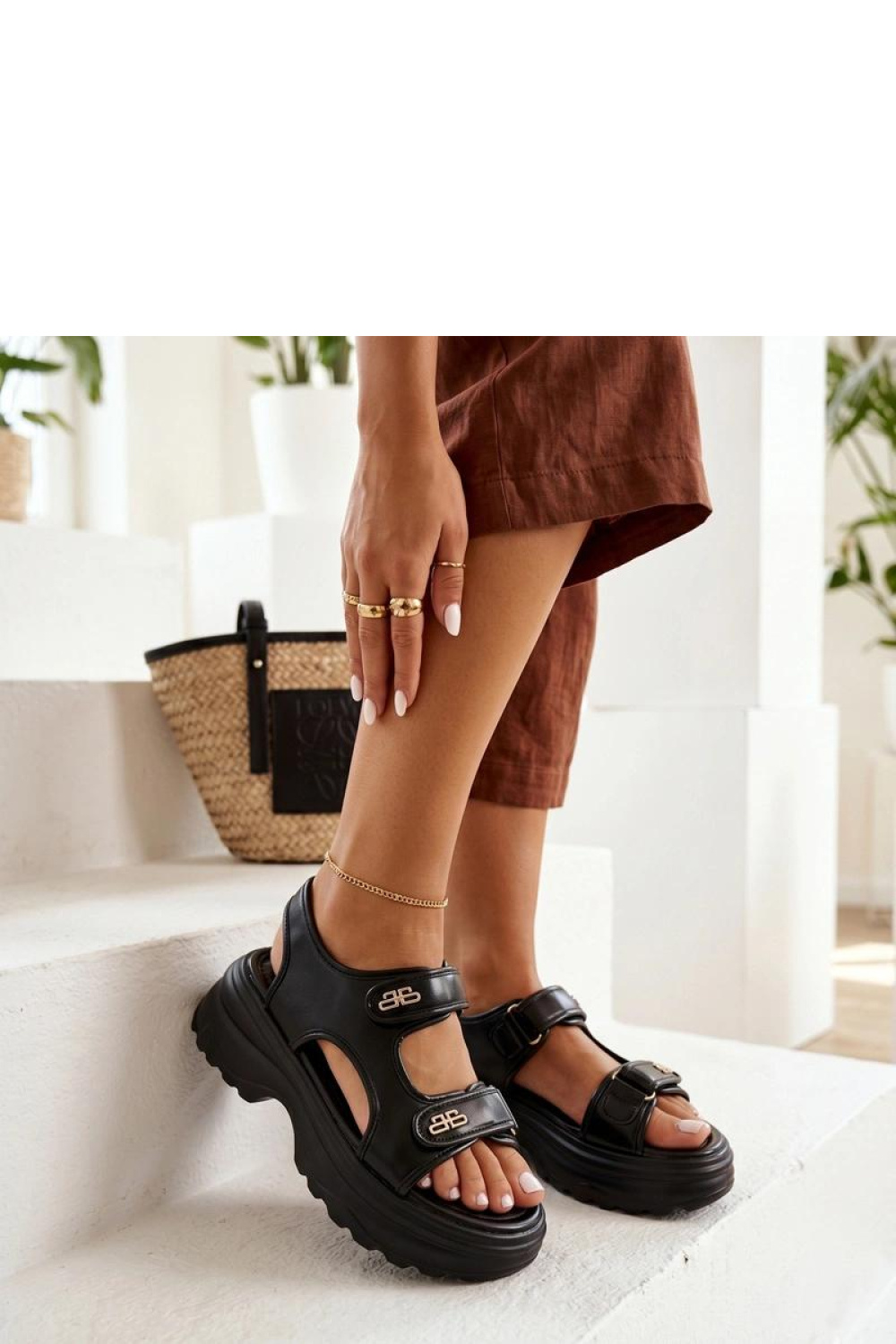 Platformsandalen model 228194 Solea