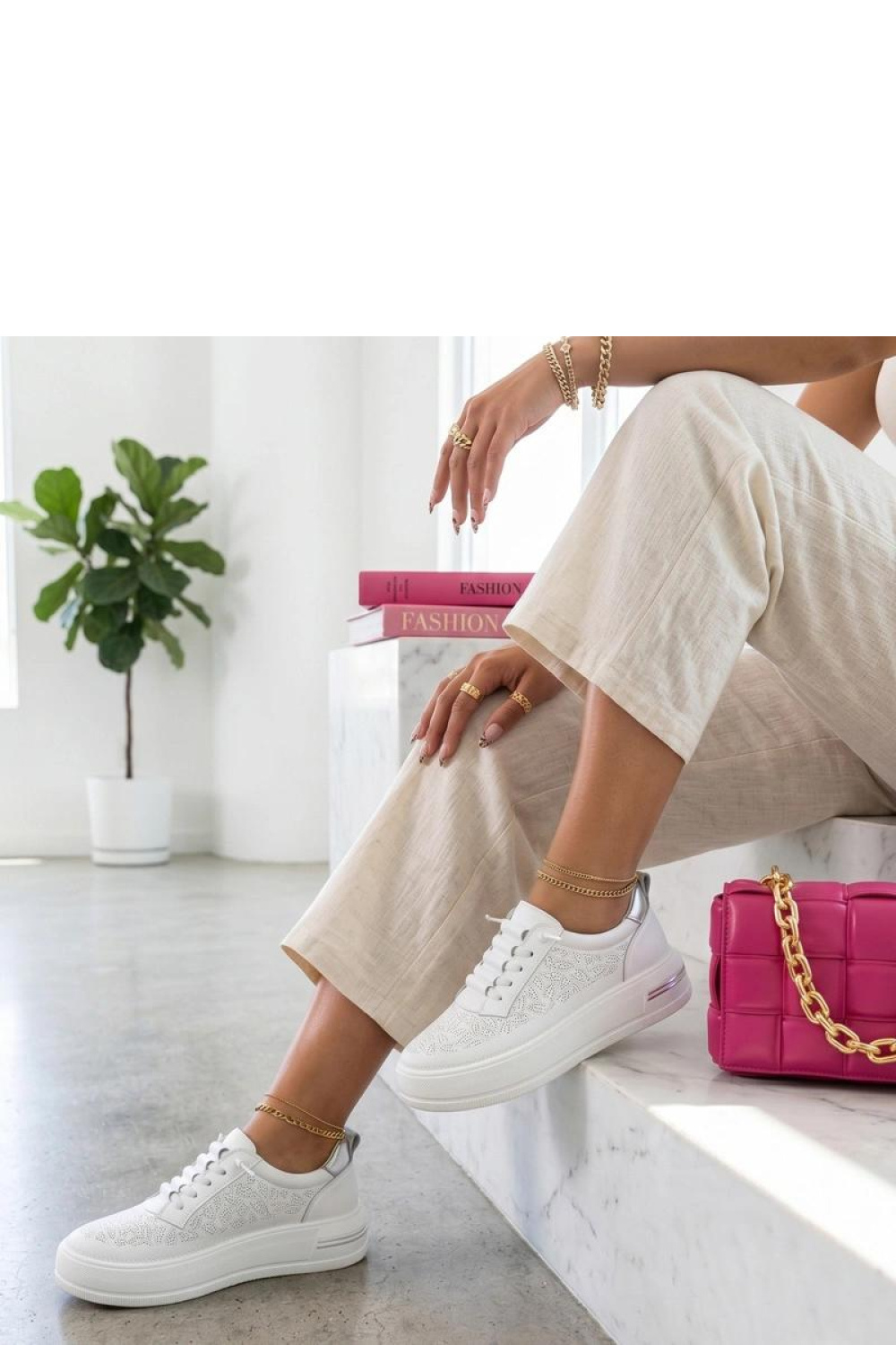 Sportchoenen op een platform model 228211 Solea - Afbeelding 3