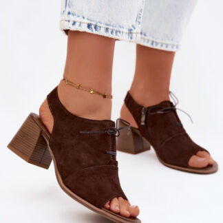 sandalen op hak model 228388 Step in style