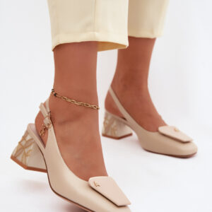 Pumps met dikke hak model 228407 Step in style