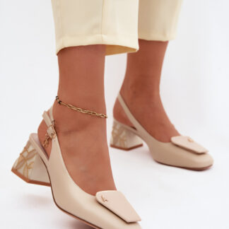 Pumps met dikke hak model 228407 Step in style