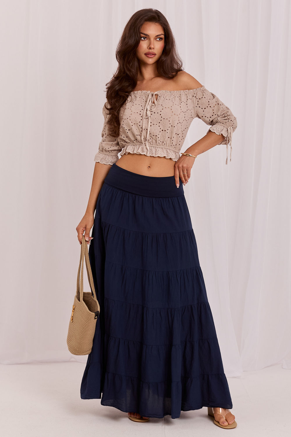 Lange rok model 229476 Italy Moda
