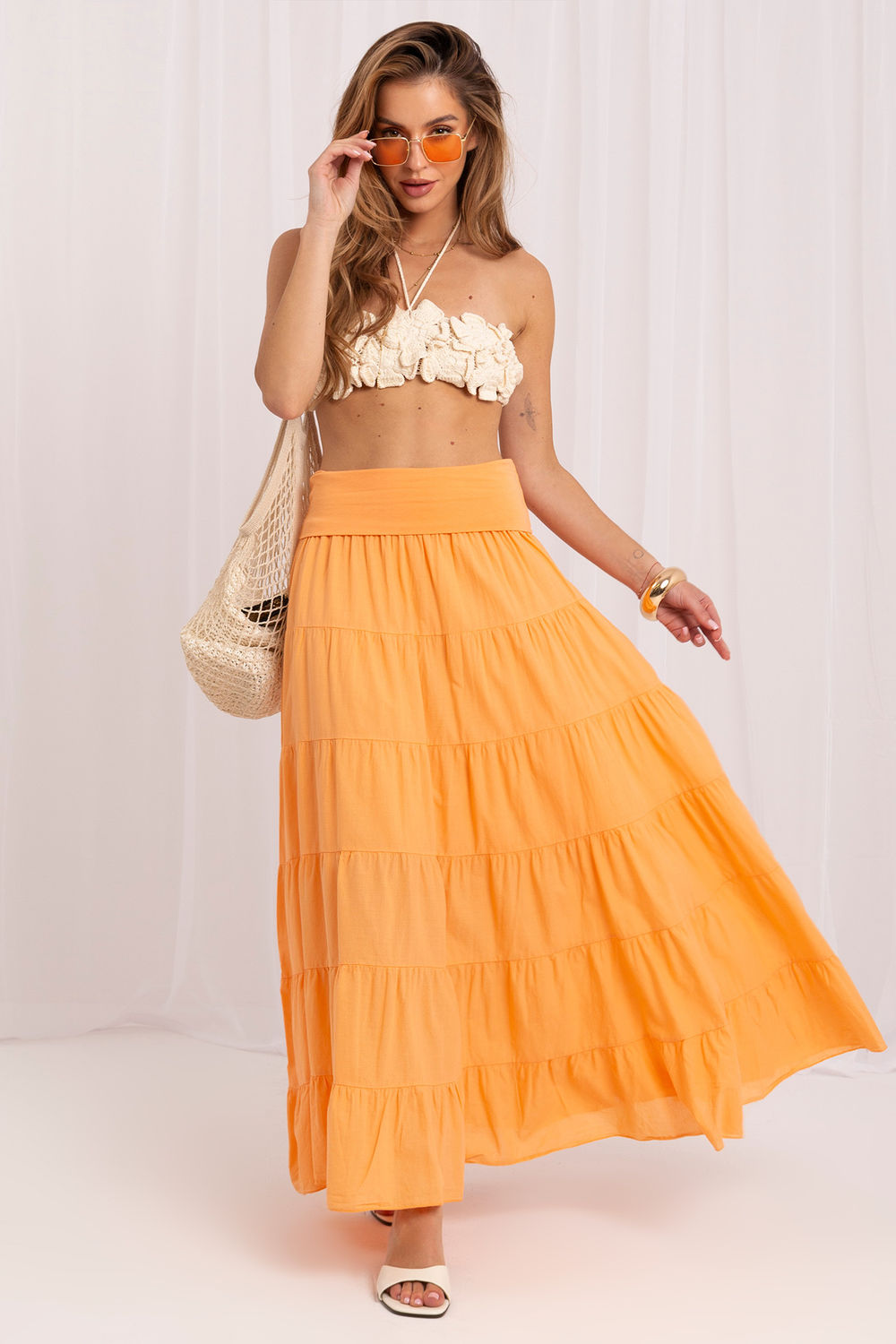 Lange rok model 229480 Italy Moda
