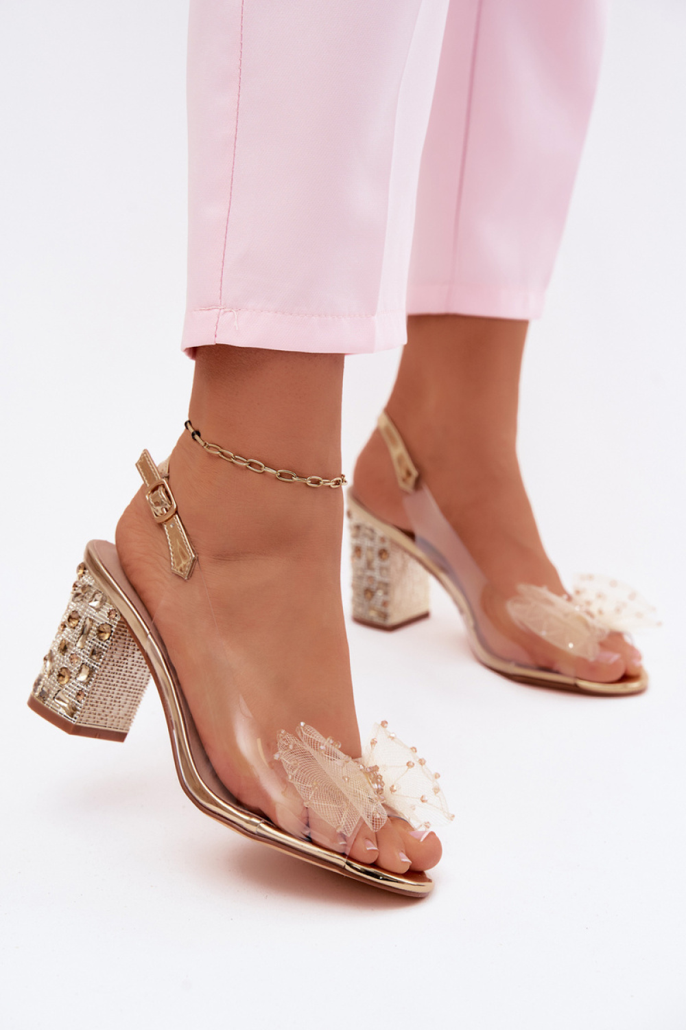 sandalen op hak model 229720 Step in style