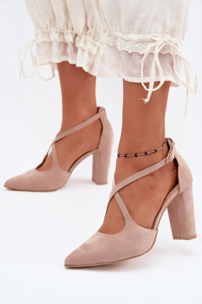 Pumps met dikke hak model 229736 Step in style