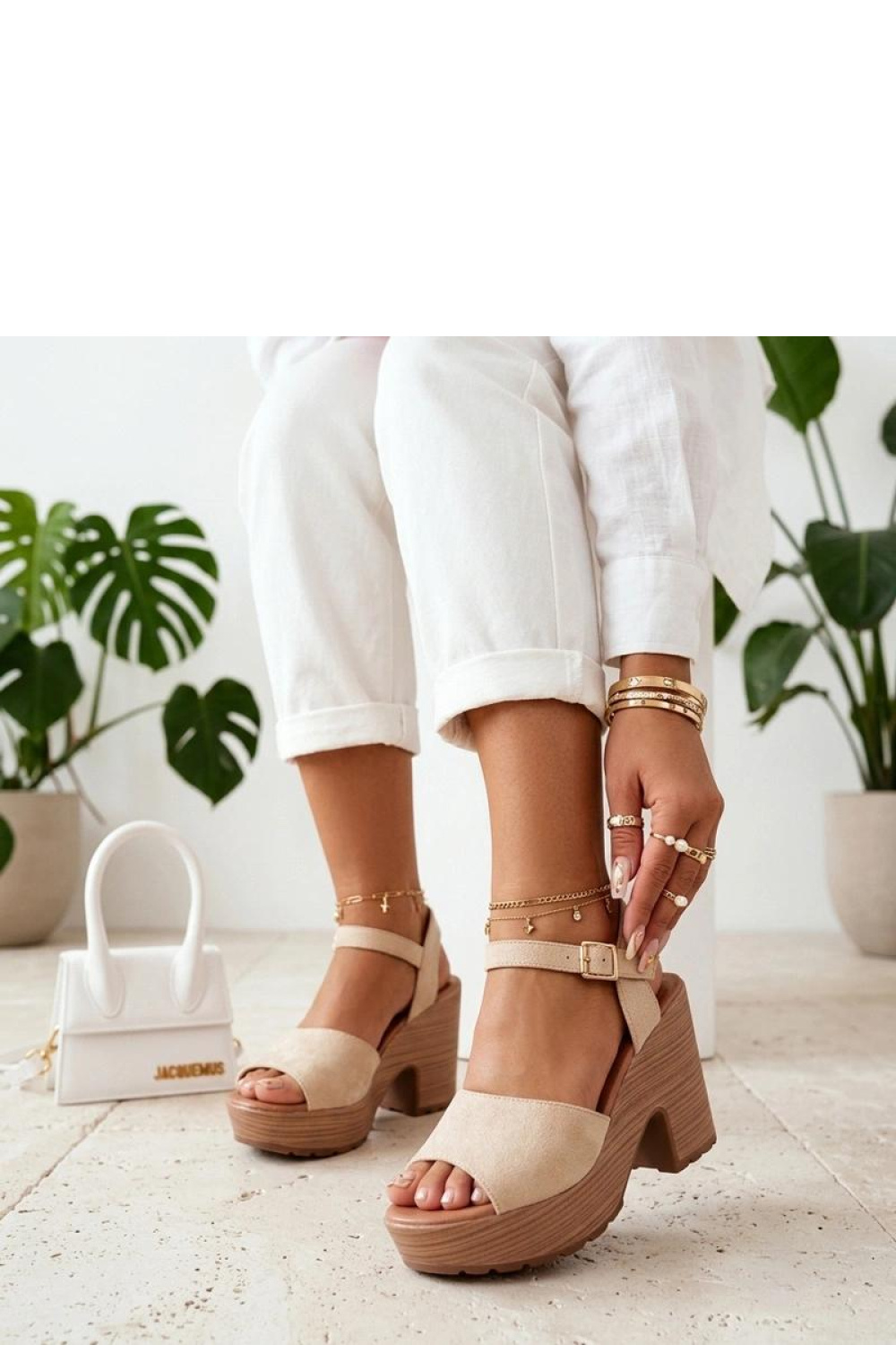 sandalen op hak model 229780 Solea