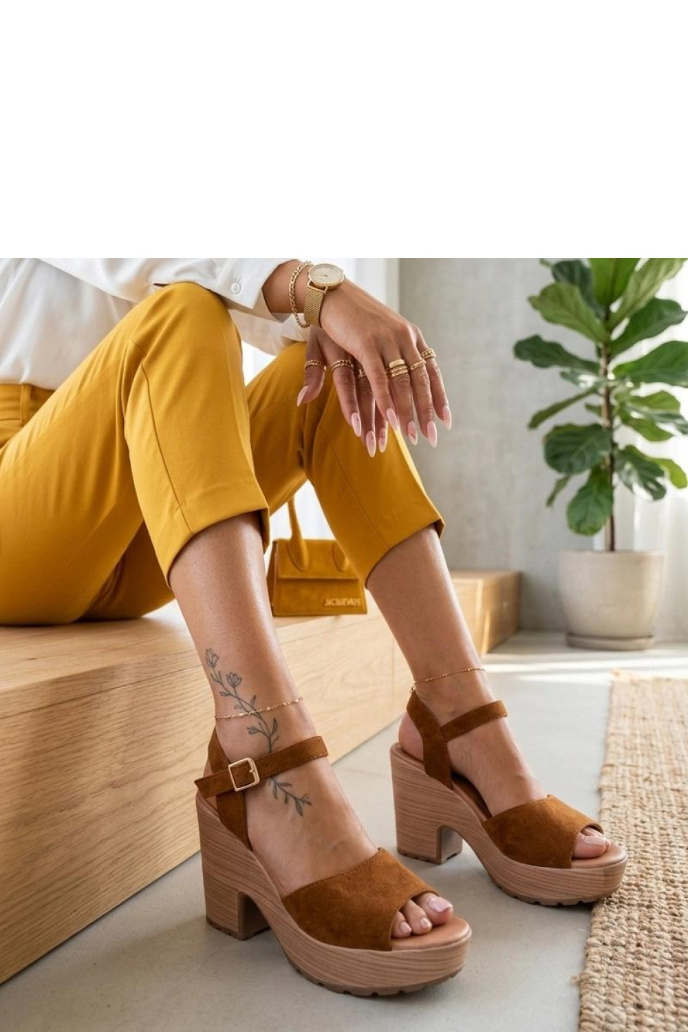sandalen op hak model 229781 Solea