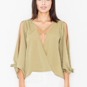 blouse model 60696 Figl
