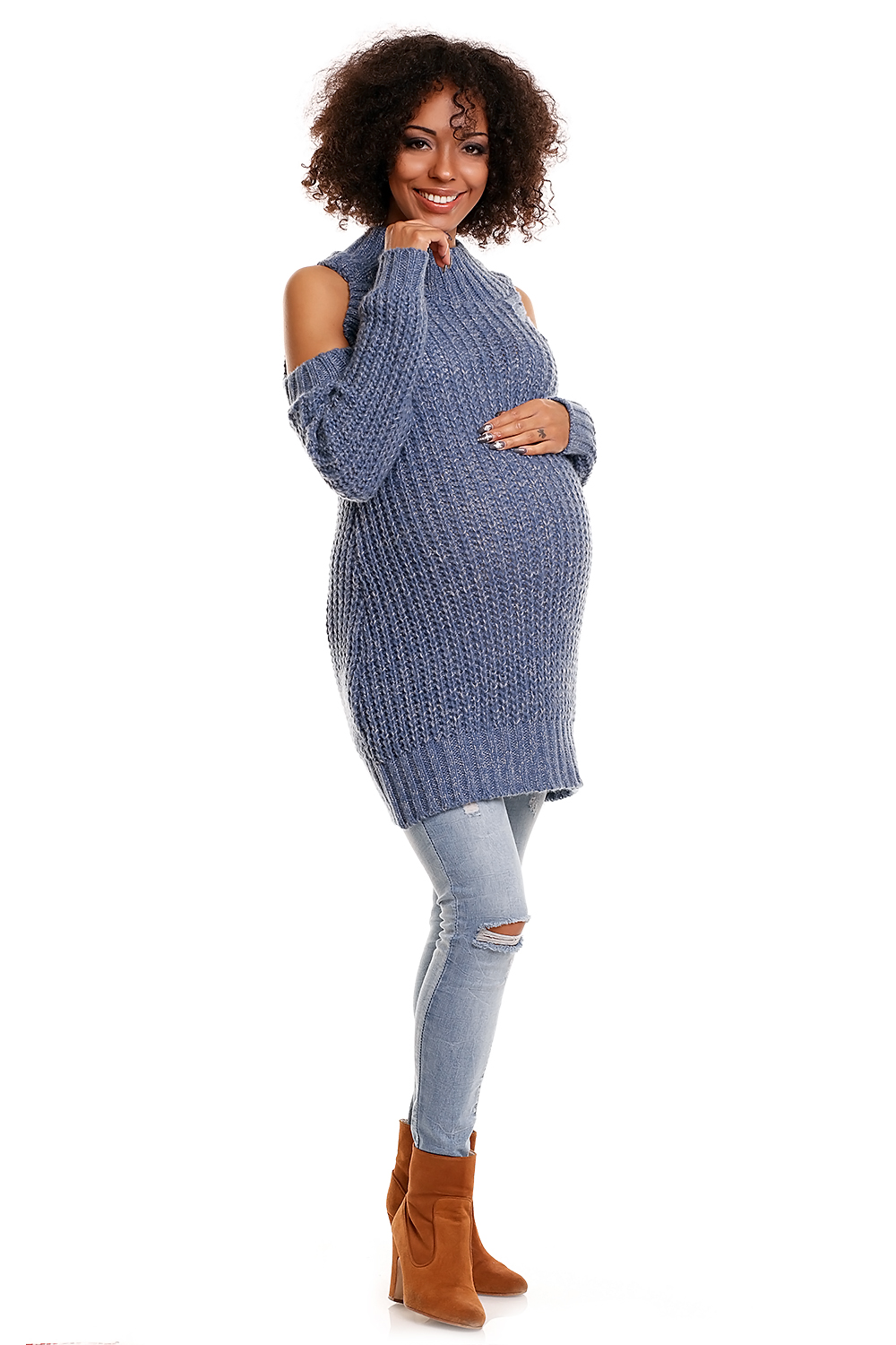 Zwangerschap trui model 84340 PeeKaBoo - Afbeelding 3