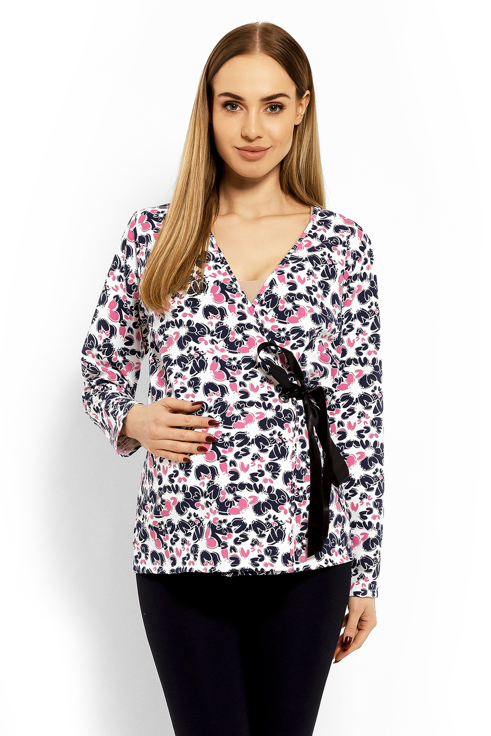 Zwangerschapsblouse model 113243 PeeKaBoo